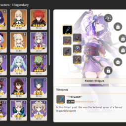 [ASIA] AR 55 // 29 Characters (4 Legendaries) Raiden +Jean+Sacrificial Sword + Wolf's Gravestone  Full Access 0